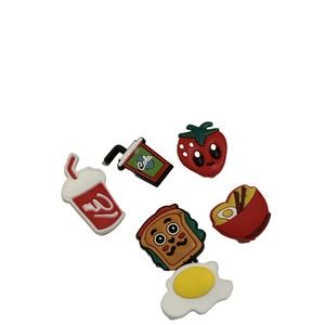 Crocs Charm Gems Multicolor Food Variety Bundle Kids Adults Shoe Accessories NEW